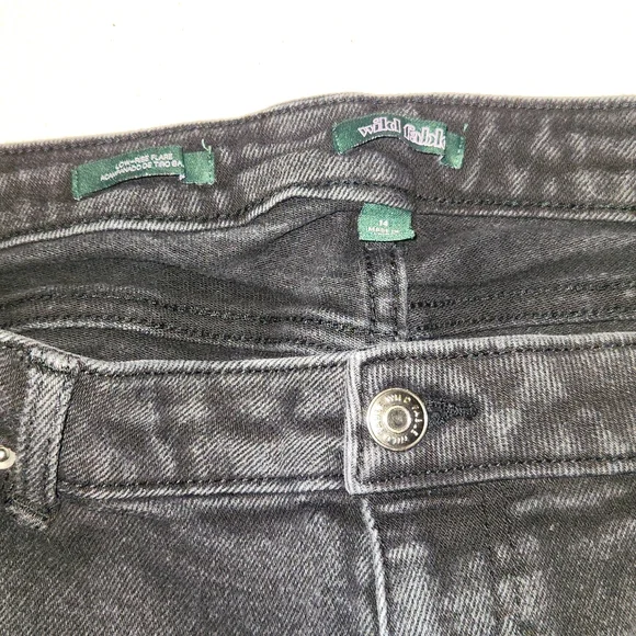 Wild Fable Low-Rise Flare Black Jeans Size 14 - Picture 4 of 6